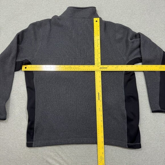 Nike ACG Sweatshirt Mens Large Gray 1/4 Zip Outdoor Hiking Pullover Fleece - Picture 7 of 7